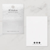 Véritable Carte de visite d'affichage de l'oreille (Devant / Derrière)