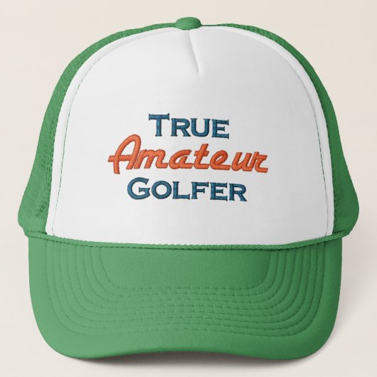 Véritable Casquette à maille de Golfeur amateur (Devant)