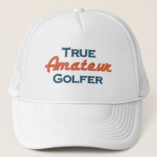 Véritable Casquette à maille de Golfeur amateur (Devant)