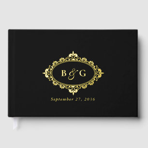 Véritable couronne d'or noir Elégant Mariage d'or 
