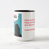 Véritable crime à l'esprit Podcast Coffee Mug (Centre)