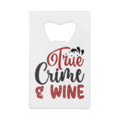 Véritable crime et vin (Dos)