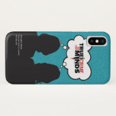 Véritable crime sur notre esprit iPhone X Coque (Dos (Horizontal))