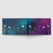 Véritable Foil Elégant Purple Turquoise Floral Mar (Complet)