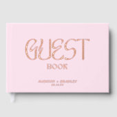 Véritable Foil Élégant rose Calligraphie Mariage d (Recto)