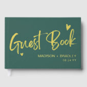 Véritable Foil Gold Calligraphie Script Mariage mo (Recto)