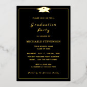 Véritable Foil Gold sur la carte d'invitation à la (Recto)