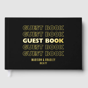 Véritable Foil Mariage moderne tendance de typogra