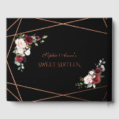 Véritable Foil Rose Gold Black Sweet sixteen (Verso)