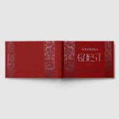 Véritable Foil Vintage Floral Mariage rouge (Complet)