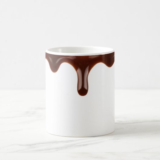 Véritable goutte de chocolat tasse (Centre)