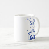 Véritable histoire Nativité Noël Café Mug (Devant droit)