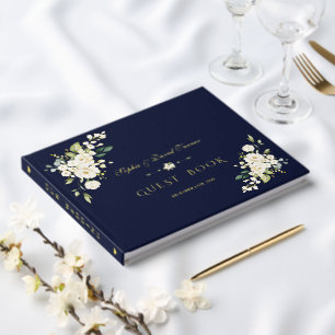 Véritable huile de luxe Fleurs blanches Mariage bl