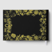 Véritable huile d'or Élégant Mariage floral (Verso)