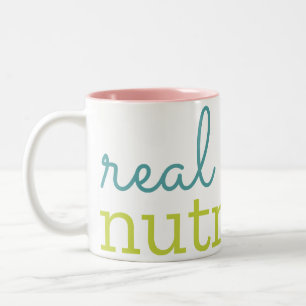 Véritable maman Nutrition Mug à deux tons (11 oz)