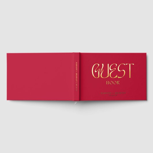 Véritable Mariage de script de calligraphie rouge  (Complet)