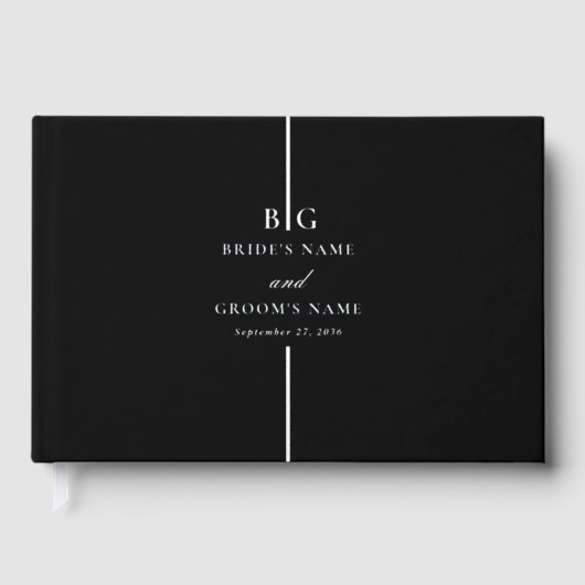 Véritable Mariage Monogramme Élégant minimal (Recto)