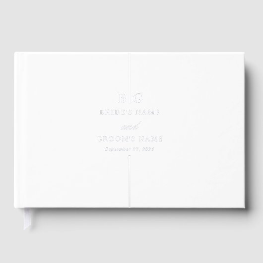 Véritable Mariage Monogramme Élégant minimal (Recto)