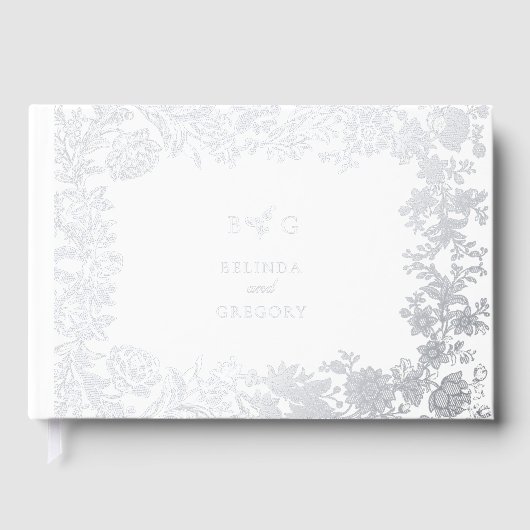 Véritable Mariage végétal en argent élégant (Recto)