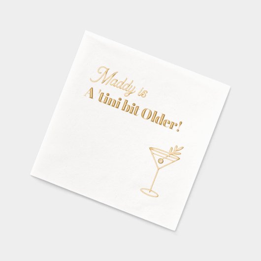 Véritable Martini Gold Foil 30e (Gauche)