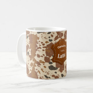 Véritable Mug à Latte 100% | Esthétique Café Cuir