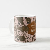 Véritable mug à latte à la rose 100 % Latte (Devant gauche)