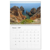 Véritable Portugal dans le calendrier couleur comp (Feb 2027)