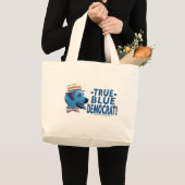 Véritable sac bleu de Démocrate (Devant (produit))