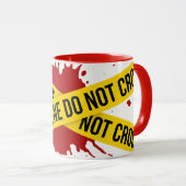 Véritable scène de crime Mug (Devant droit)