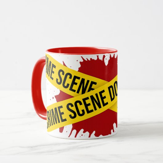 Véritable scène de crime Mug (Devant gauche)