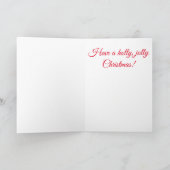 Véritable signification de Noël, Carte Arbre de No (Intérieur)