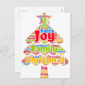 Véritable signification de Noël, Carte Arbre de No (Devant / Derrière)