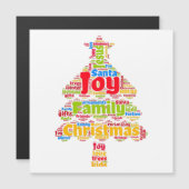 Véritable signification de Noël. Carte magnétique  (Devant / Derrière)