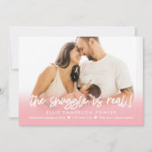 Véritable Snuggle Fun Baby Faire-part de naissance (Devant)