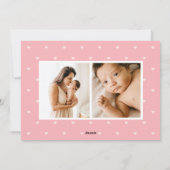 Véritable Snuggle Fun Baby Faire-part de naissance (Dos)