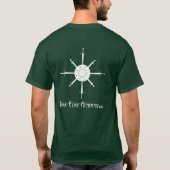 Véritable T-shirt de vert d'académie de bord (de (Dos)