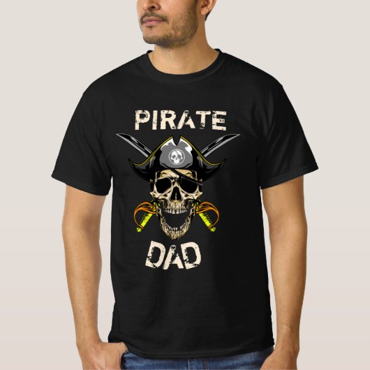 Véritable T-shirt Pirate DAD (Devant)