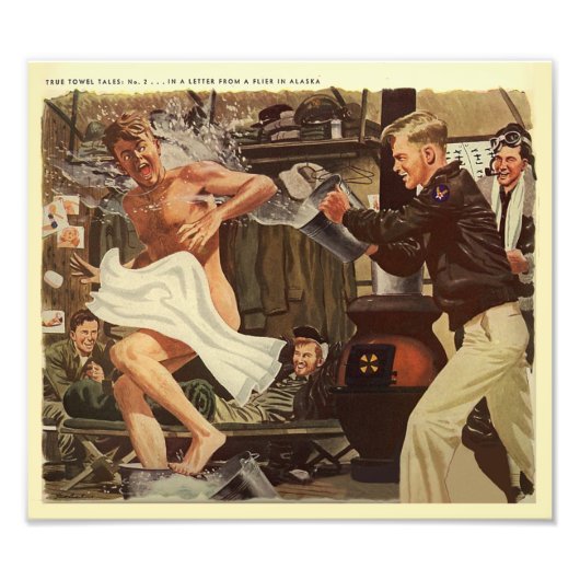 Véritable Tales de Serviettes No 2 de 6 Impression (Devant)