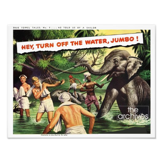 Véritable Tales de Serviettes No 5 de 6 Impression (Devant)