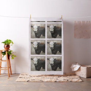 Véritable tissu de vache à poussière abrasive