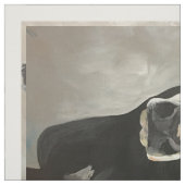 Véritable tissu de vache à poussière abrasive (Échantillon)