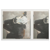 Véritable tissu de vache à poussière abrasive (Fat Quarter)