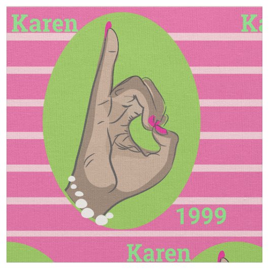 Véritable Tissu rose et vert (Fermer)