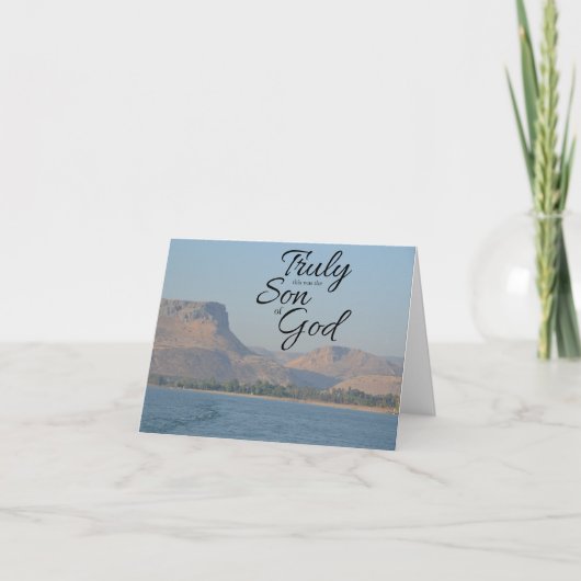 Véritablement le Fils de Dieu Carte Pliée (Devant)