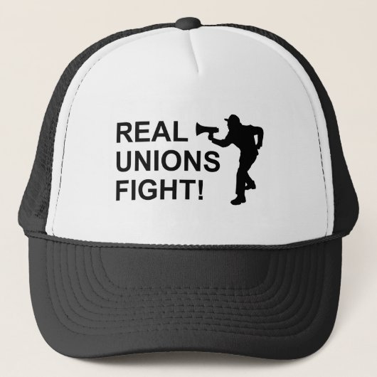 VÉRITABLES UNIONS COMBATTENT ! Casquette (style ca (Devant)