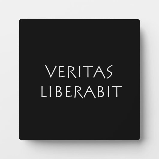 Veritas liberabit fotoplaat (Voorkant)