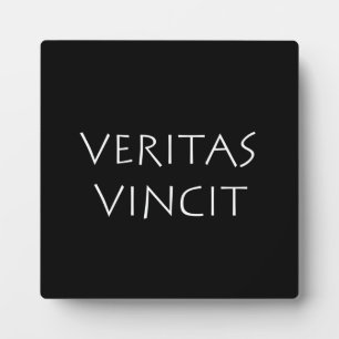 Veritas vincit fotoplaat