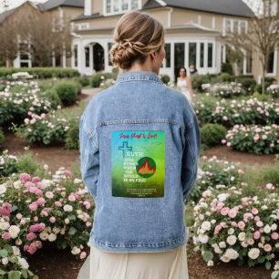Vérité Bleue Et Verte Sera La Veste Denim
