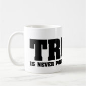 vérité jamais politiquement correcte tasse (Gauche)