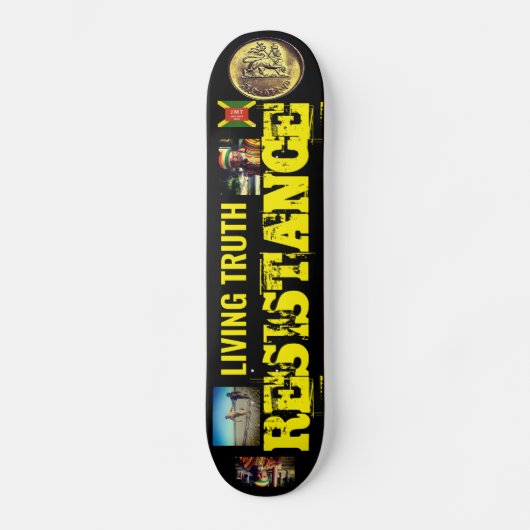 VÉRITÉ VIVANTE RÉSISTANCE Skateboard (Recto)